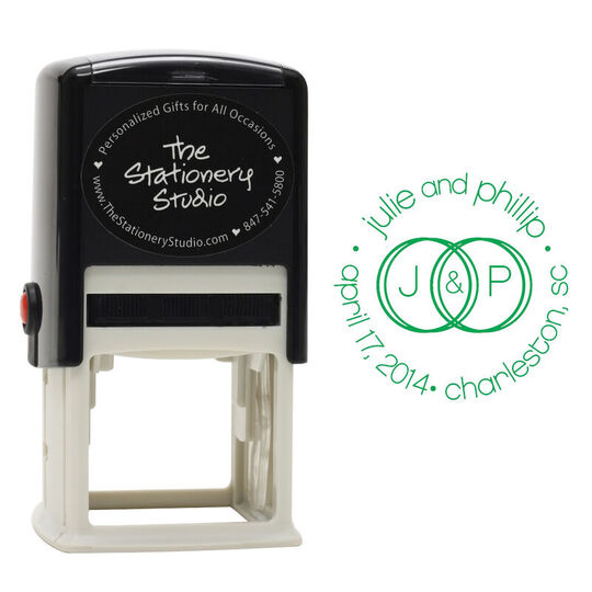 Initial Rings Self-Inking Stamper